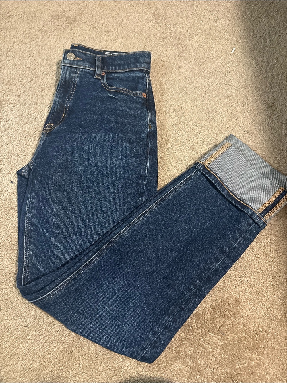 American eagle high rise straight jeans